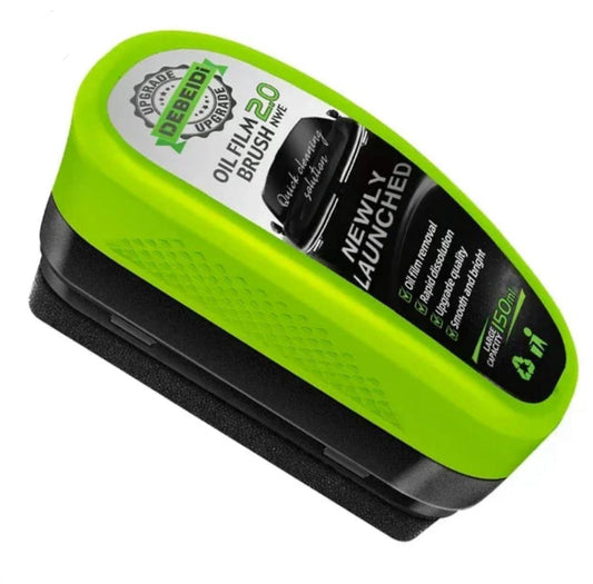 Car Glass Oil Film Remover Automotive Glass Sponge Cleaning Brush Front Inner Windshield Glass Oil Film Cleaner For Car Cleaning