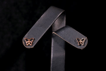 Gold Platted Butterfly Ear Tops