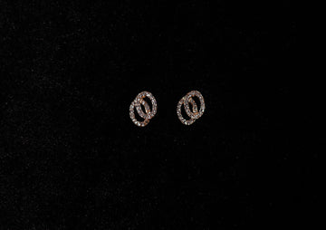 Dual Hoop Artificial Ear Tops