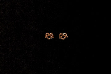 Gold Platted Heart Ear Tops