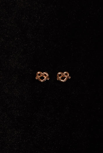 Gold Platted Heart Ear Tops