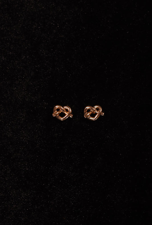 Gold Platted Heart Ear Tops