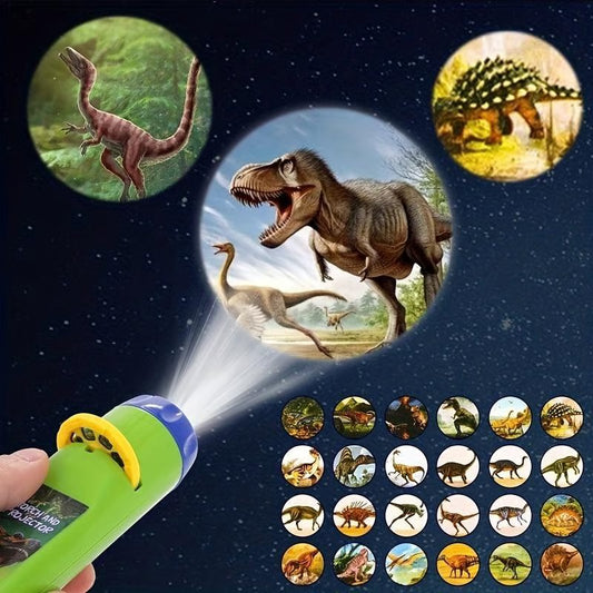 🦖 Dinosaur Projector Flashlight, Portable Dinosaur Projector Flashlight, Night Light Technology Toy For Christmas Gift